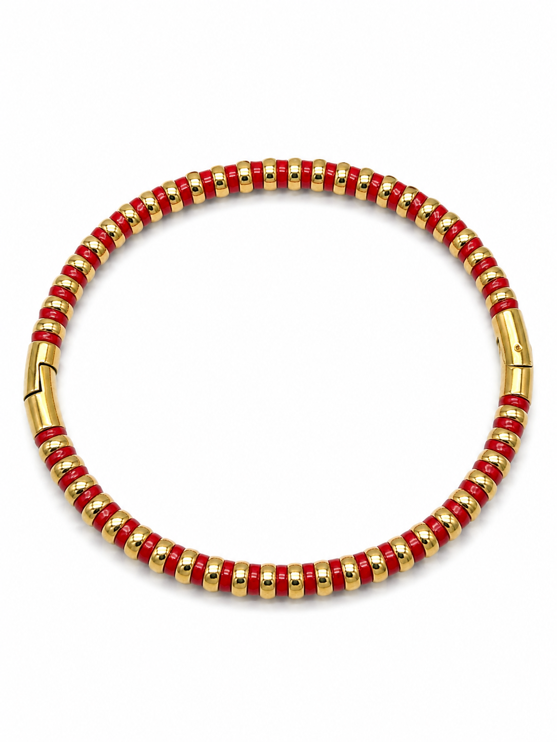Vibrant Enamel Stacking Steel Bangles