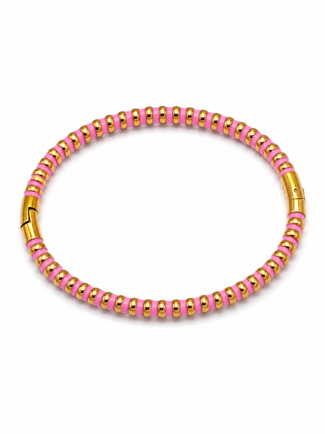Vibrant Enamel Stacking Steel Bangles